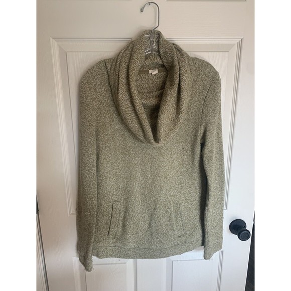 J.Crew Womens Cowl neck Size Medium Two Tone Wool Blend Sweater - Picture 4 of 14